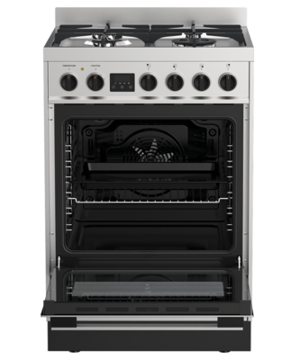 Hor60s9msx1   haier 60cm dual fuel freestanding cooker with 4 burner gas cooktop stainless steel %283%29