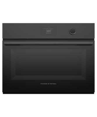 Om60nmtdb1   fisher   paykel 60cm 22 function combination microwave oven black glass %281%29