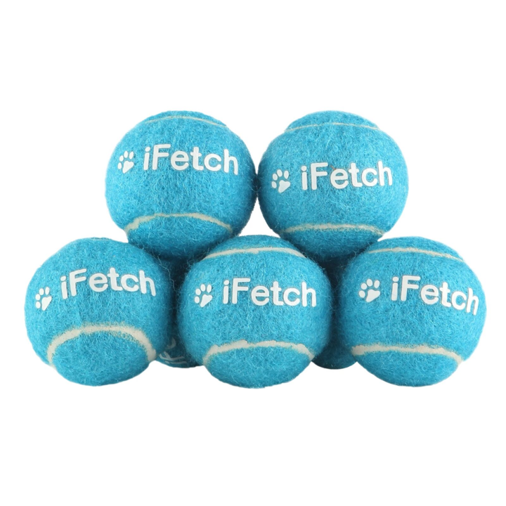 4496474   ifetch pack of 5 miniature tennis ball 2
