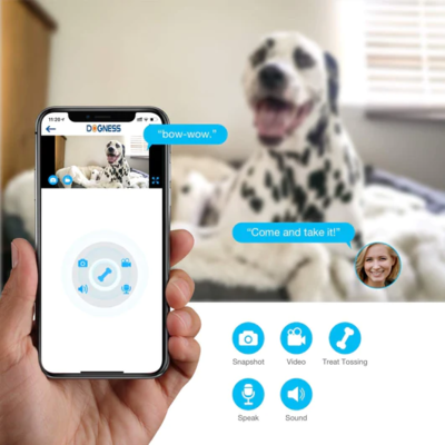 4687779   dogness smart cam treater   pet treat dispenser with camera 2