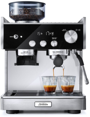Emm7300ss   sunbeam origins espresso machine silver black %281%29