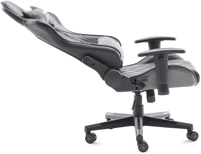 Pegcgb   playmax elite gaming chair steel grey black %286%29