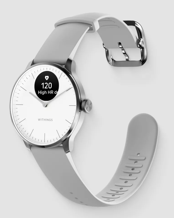 Hwa11 model 3  withings scanwatch light 37 mm white1