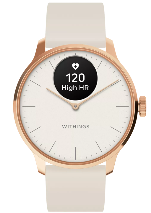 Hwa11 model 1  withings scanwatch light 37 mm rose gold