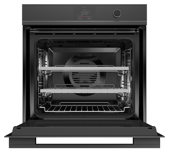 Os60smtdb1 fisher   paykel  60 combination steam oven touchscreen black minimal  series 11