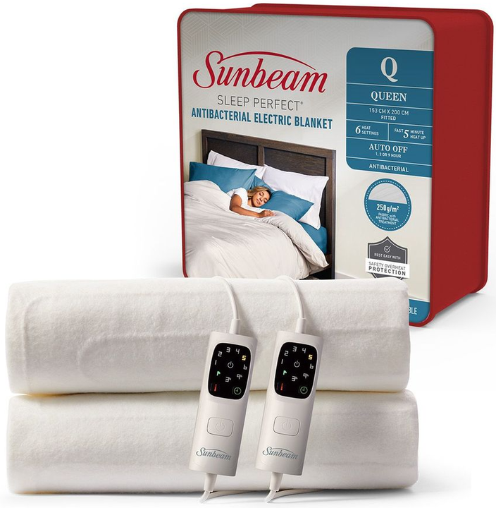 Bla6351   sunbeam sleep perfect antibacterial electric blanket queen %283%29