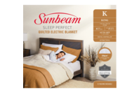 Sunbeam Sleep Perfect Quilted Electric Blanket King