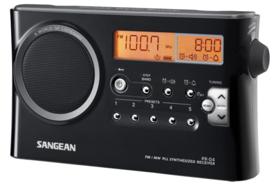 Prd4b sangean portable radio black %282%29