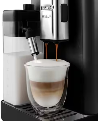 Exam44055b   de'longhi automatic coffee machine rivelia onyx black %284%29