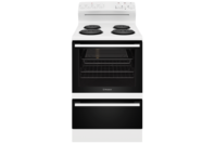 Westinghouse 60cm White Electric Freestanding Oven with 4 Zone Coil Cooktop