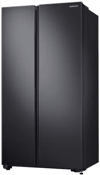 Samsung 696l matte black side by side fridge srs692nmb 3 1