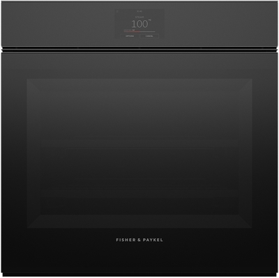 Os60smtnb1   fisher   paykel series 11 60cm 23 function combination steam oven black glass %281%29