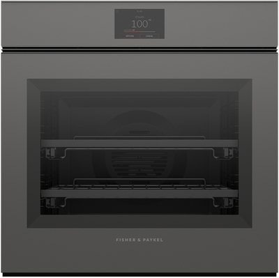 Os60smtng1   fisher   paykel series 11 60cm 23 function combination steam oven grey glass %281%29