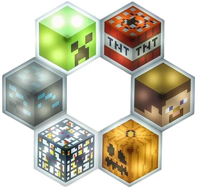 Pmchl   minecraft hexagon lights %281%29