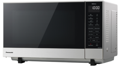Nn sf57qsqpq panasonic 27l microwave 1000w flatbed stainless steel %284%29