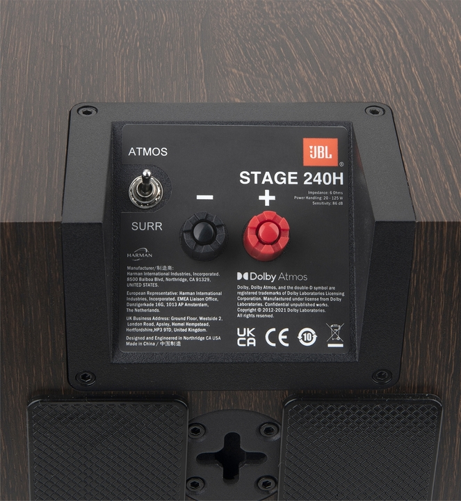 Jbl240hblk   jbl stage 240h 2 way 4.5 inch dolby atmos surround sound speaker pair black %285%29