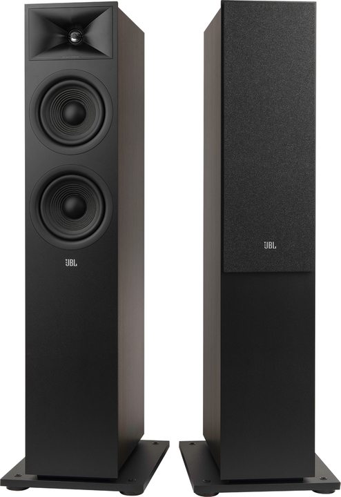 Jbl260fblk pair   jbl stage 260f 2.5 way dual 6.5 inch floorstanding speaker black pair %281%29