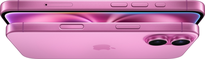 Iphone 16 pink hero horizontal apple intelligence screen  wwen