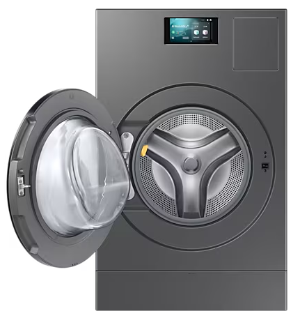 Wd18db8995bzsa samsung 18kg10kg bespoke ai laundry front load washer   heat pump dryer %284%29