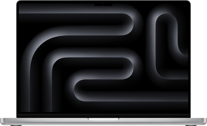Macbook pro 16 in m4 silver pure front screen  usen