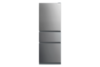 Mitsubishi 328l Bottom Mount Multi-Drawer Fridge - Right Hinge - Silver