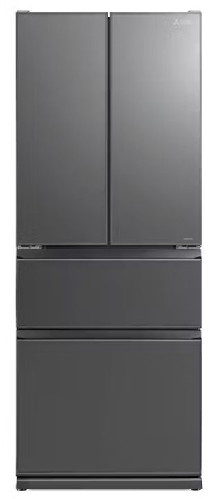 Mr lx442ex gds a mitsubishi electric 442l multi drawer fridge freezer   glass gunmetal %281%29