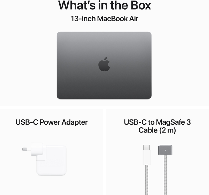 Macbook air 13 in m3 space grey pdp image position 9  nz