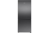 Hisense 417L 8 Star Bottom-Mount Fridge Black Steel