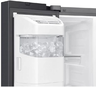 Srs6250s   samsung 627l side by side food showcase fridge freezer dark stainless %287y%29